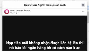 Tường thuật bài đăng rút tiền trên FB